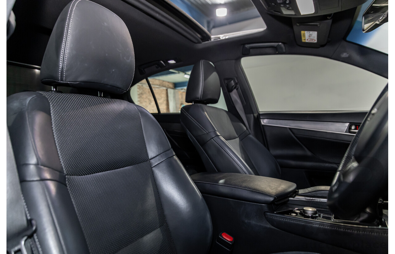 1/2014 Lexus GS300h Hybrid F Sport AWL10R MY14 4d Sedan Sonic Silver Metallic 2.5L - 105kW Hybrid