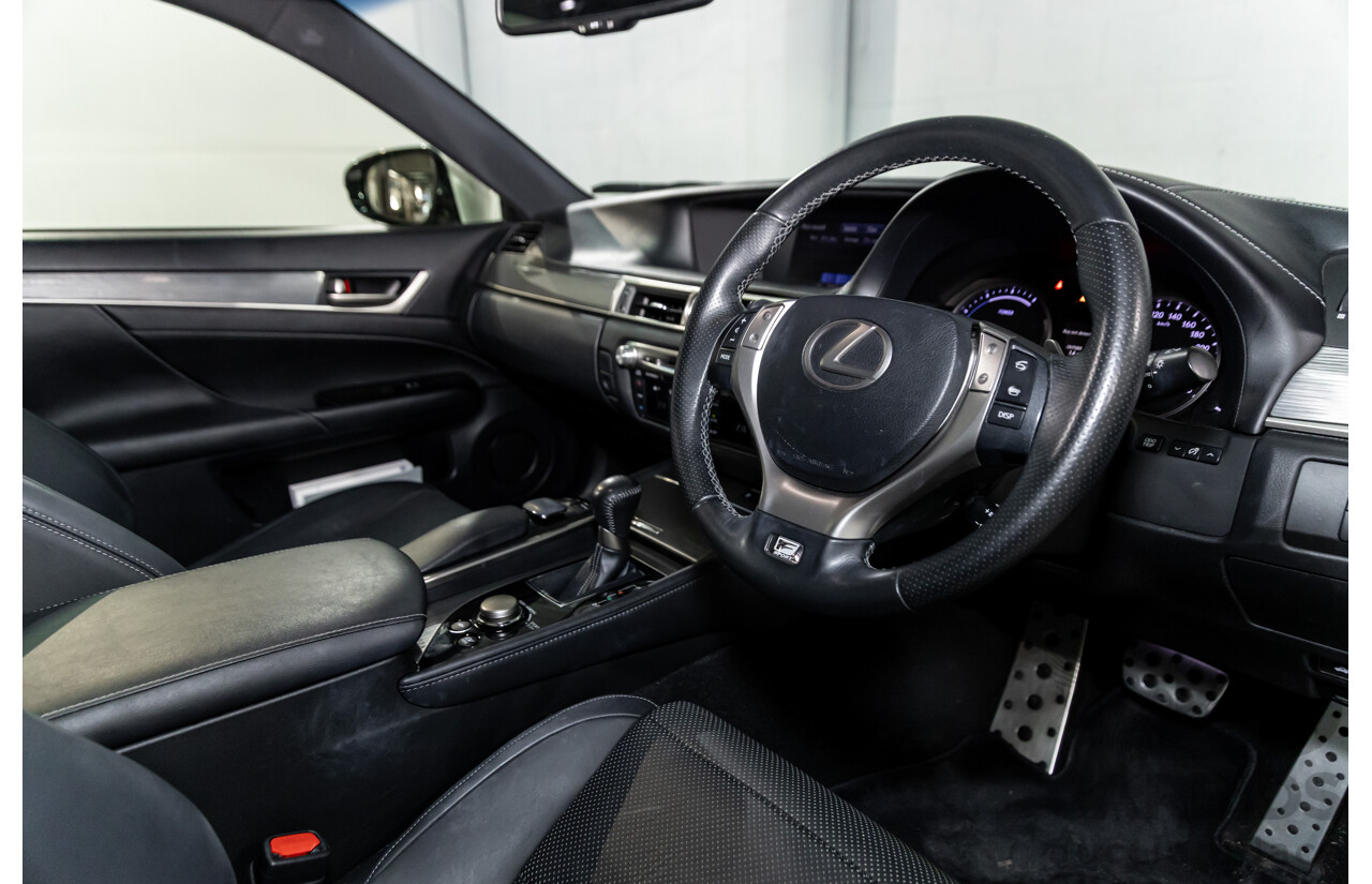 1/2014 Lexus GS300h Hybrid F Sport AWL10R MY14 4d Sedan Sonic Silver Metallic 2.5L - 105kW Hybrid