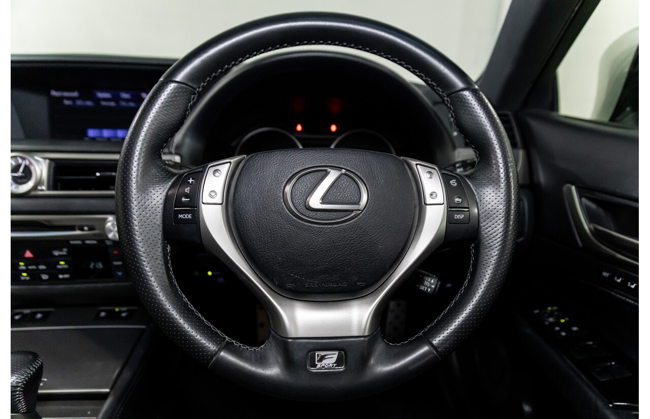 1/2014 Lexus GS300h Hybrid F Sport AWL10R MY14 4d Sedan Sonic Silver Metallic 2.5L - 105kW Hybrid