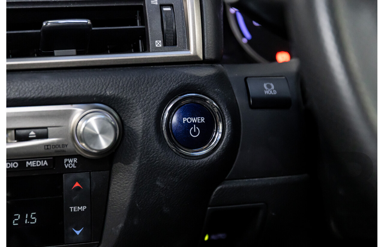 1/2014 Lexus GS300h Hybrid F Sport AWL10R MY14 4d Sedan Sonic Silver Metallic 2.5L - 105kW Hybrid