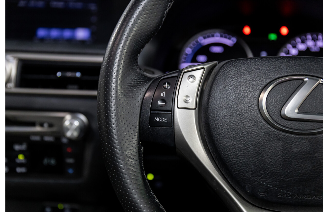 1/2014 Lexus GS300h Hybrid F Sport AWL10R MY14 4d Sedan Sonic Silver Metallic 2.5L - 105kW Hybrid