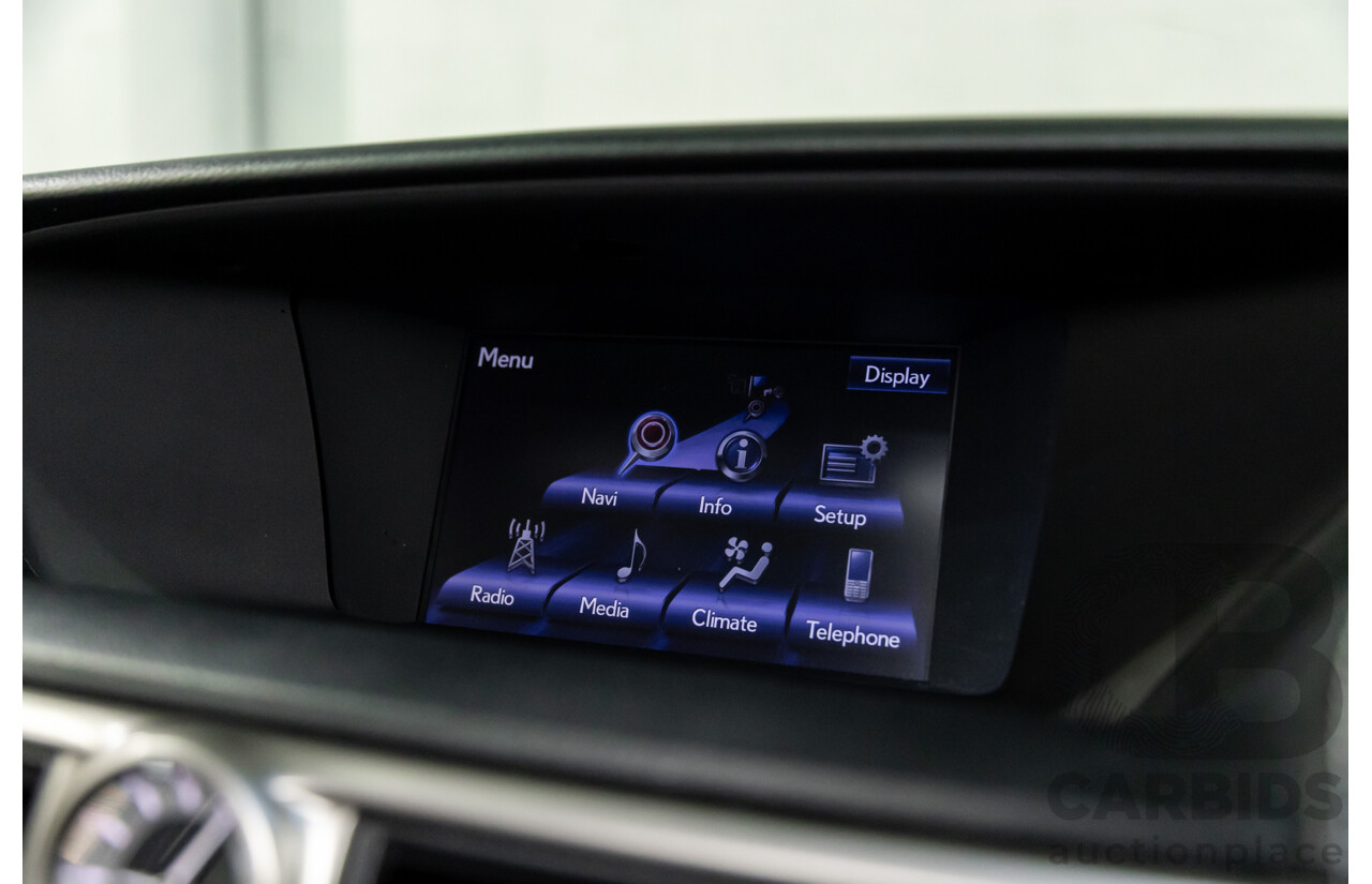 1/2014 Lexus GS300h Hybrid F Sport AWL10R MY14 4d Sedan Sonic Silver Metallic 2.5L - 105kW Hybrid