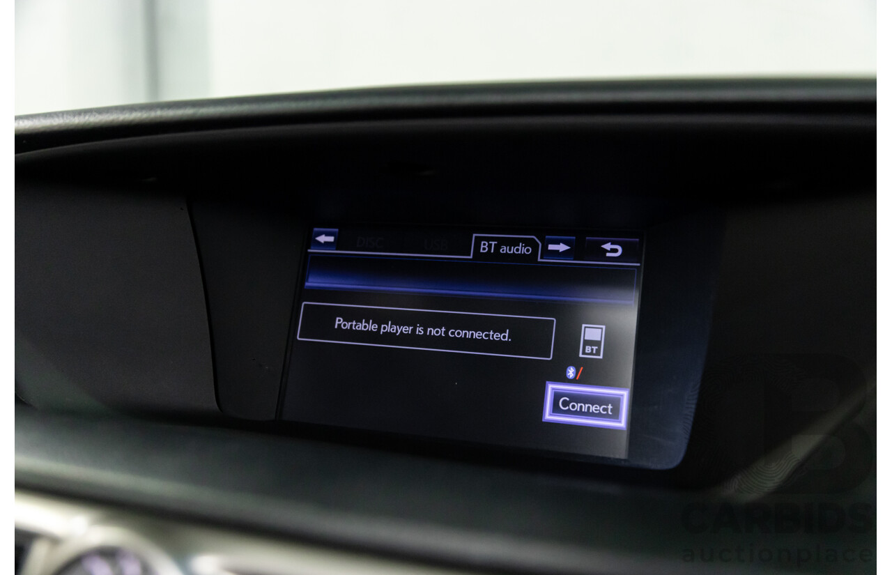 1/2014 Lexus GS300h Hybrid F Sport AWL10R MY14 4d Sedan Sonic Silver Metallic 2.5L - 105kW Hybrid