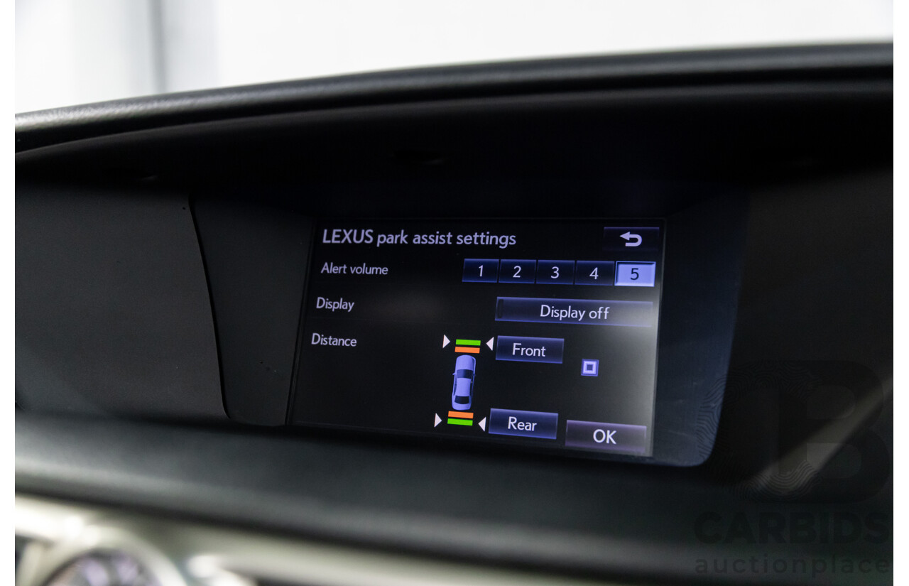 1/2014 Lexus GS300h Hybrid F Sport AWL10R MY14 4d Sedan Sonic Silver Metallic 2.5L - 105kW Hybrid