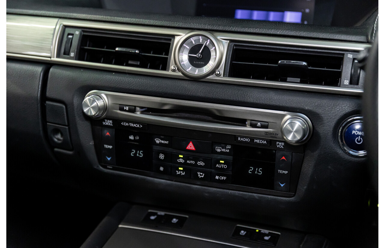 1/2014 Lexus GS300h Hybrid F Sport AWL10R MY14 4d Sedan Sonic Silver Metallic 2.5L - 105kW Hybrid