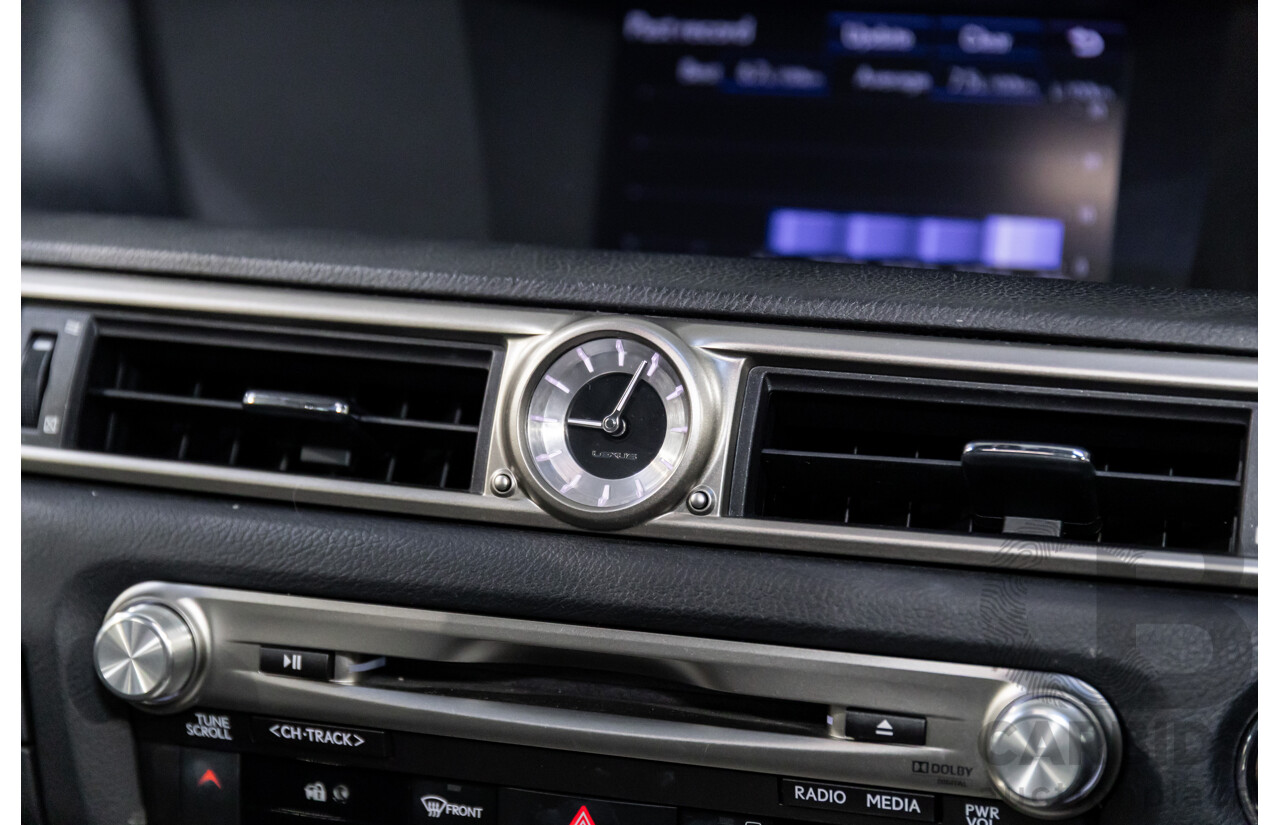 1/2014 Lexus GS300h Hybrid F Sport AWL10R MY14 4d Sedan Sonic Silver Metallic 2.5L - 105kW Hybrid