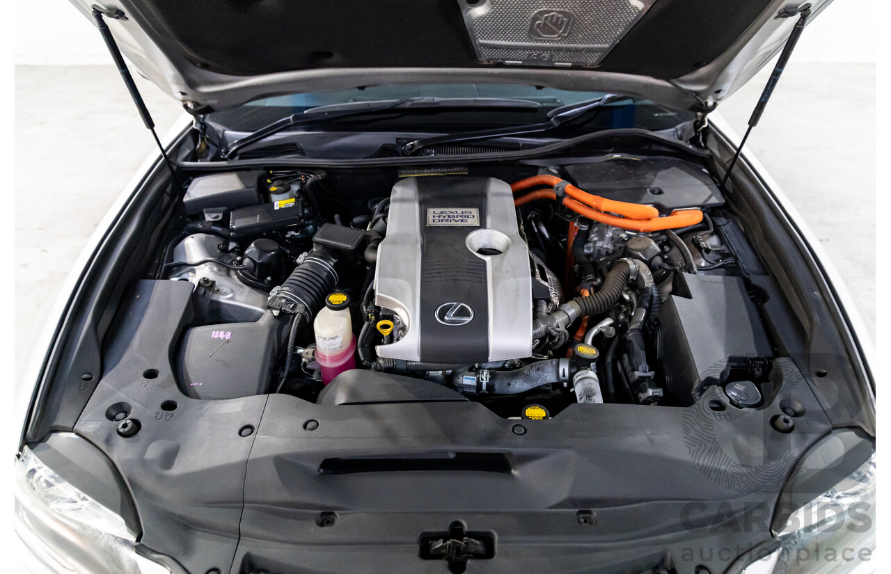 1/2014 Lexus GS300h Hybrid F Sport AWL10R MY14 4d Sedan Sonic Silver Metallic 2.5L - 105kW Hybrid