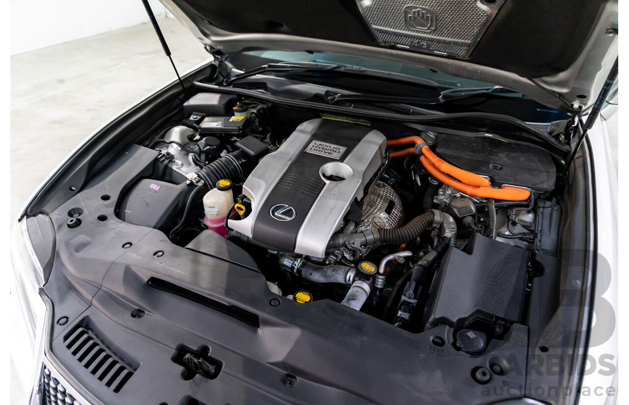 1/2014 Lexus GS300h Hybrid F Sport AWL10R MY14 4d Sedan Sonic Silver Metallic 2.5L - 105kW Hybrid