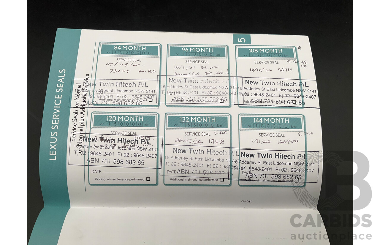 1/2014 Lexus GS300h Hybrid F Sport AWL10R MY14 4d Sedan Sonic Silver Metallic 2.5L - 105kW Hybrid