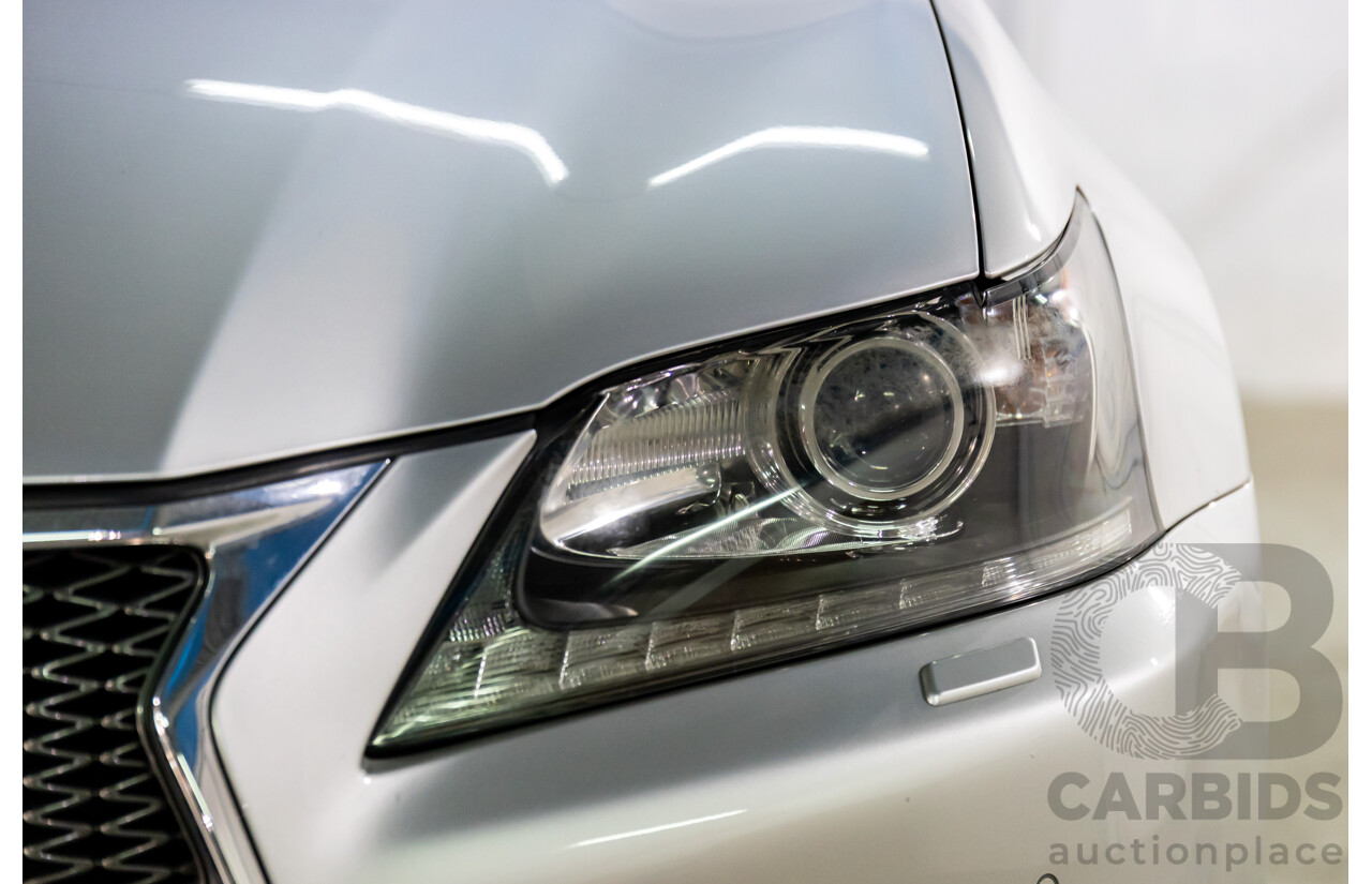 1/2014 Lexus GS300h Hybrid F Sport AWL10R MY14 4d Sedan Sonic Silver Metallic 2.5L - 105kW Hybrid
