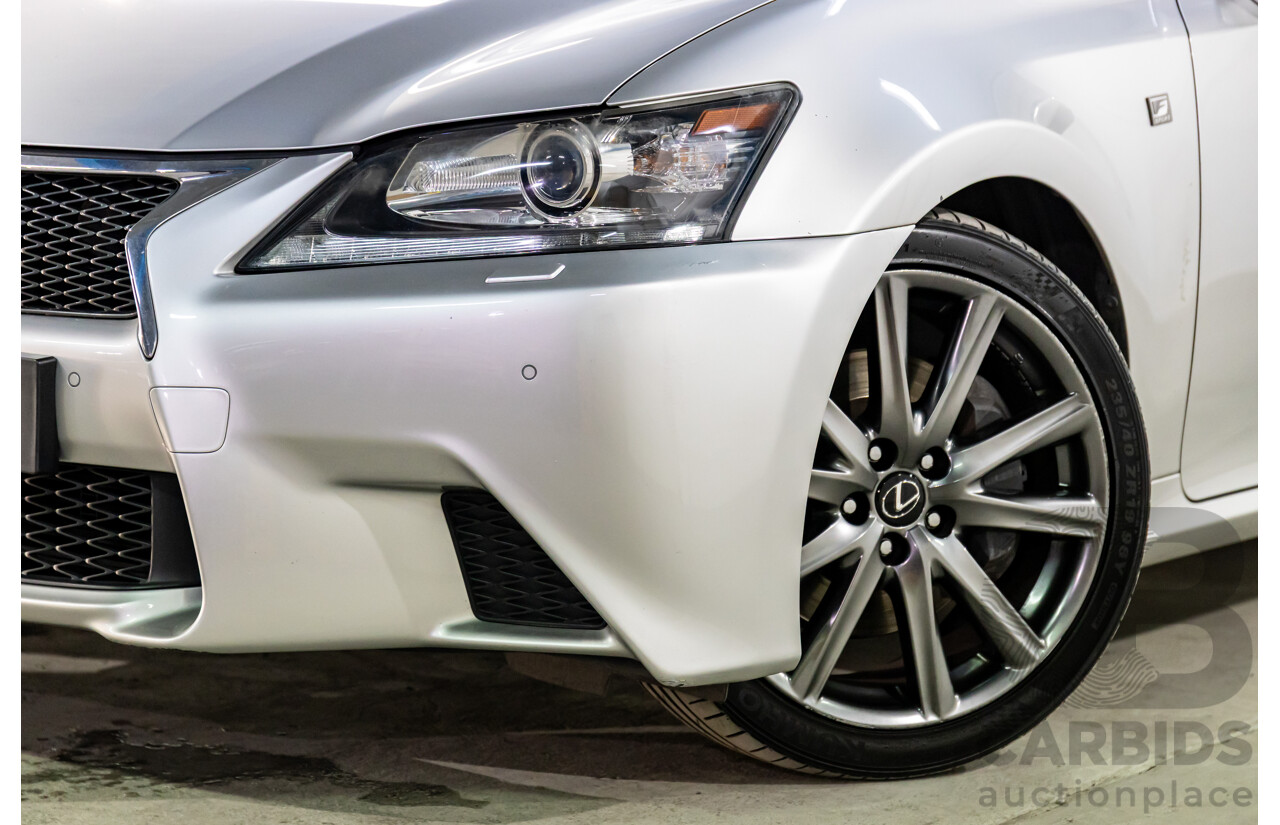 1/2014 Lexus GS300h Hybrid F Sport AWL10R MY14 4d Sedan Sonic Silver Metallic 2.5L - 105kW Hybrid
