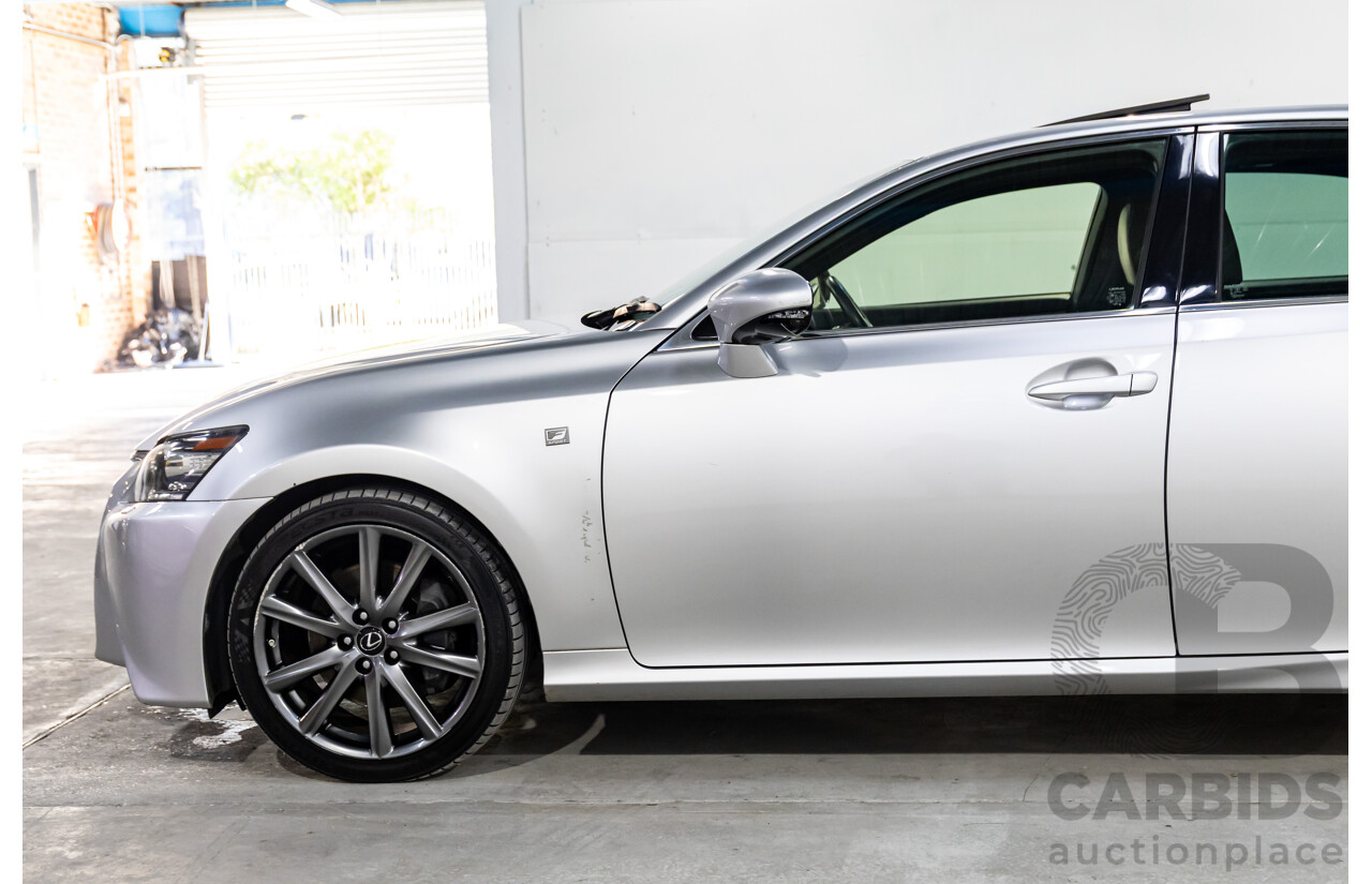 1/2014 Lexus GS300h Hybrid F Sport AWL10R MY14 4d Sedan Sonic Silver Metallic 2.5L - 105kW Hybrid