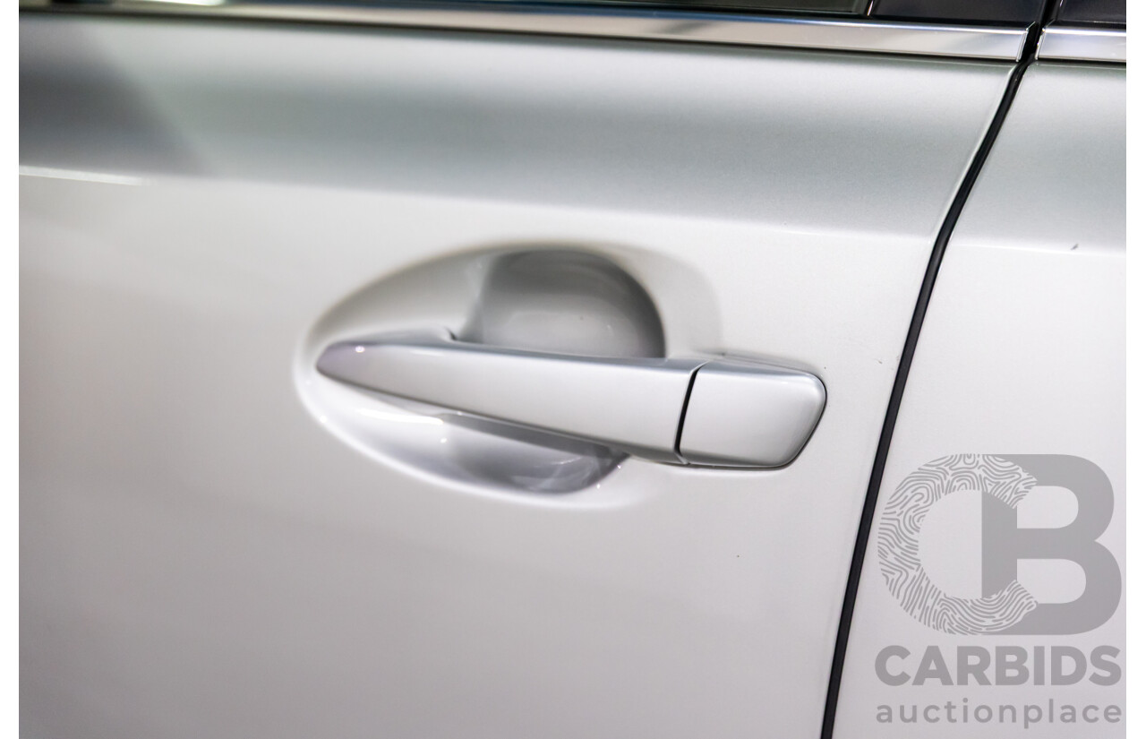 1/2014 Lexus GS300h Hybrid F Sport AWL10R MY14 4d Sedan Sonic Silver Metallic 2.5L - 105kW Hybrid