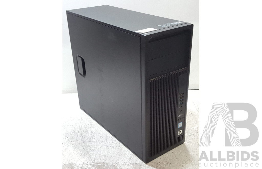 HP Z240 Tower Intel Xeon (E3-1270 v6) 3.80GHz-4.20GHz 4-Core CPU Workstation w/ NVIDIA Quadro K620