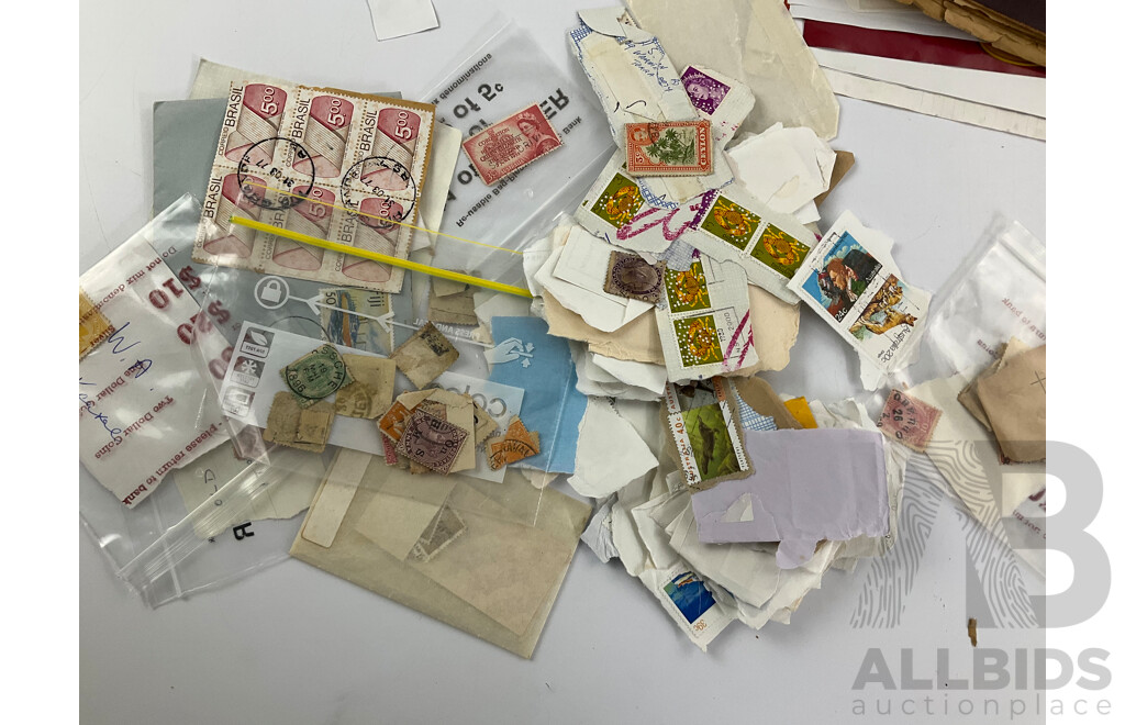 Collection of Australian Pre-Federation Stamps Including Victoria, New South Wales, South Australia, Queensland, Tasmania, Postage Due, Hand Cancels with 1989 Misprints, Vintage Albums of International Stamps