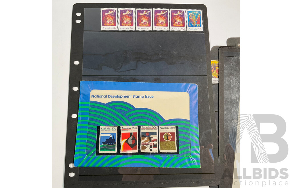Collection of Mint Australian Stamps, Examples Spanning Predecimal to 2000's Including Tom Roberts Four Dollar Block of Four, Antarctic Territory, Blocks, Sets and More