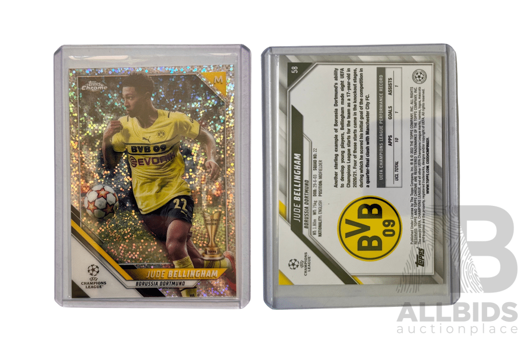 Jude Bellingham 2021-22 Topps Chrome UEFA Champions League #58