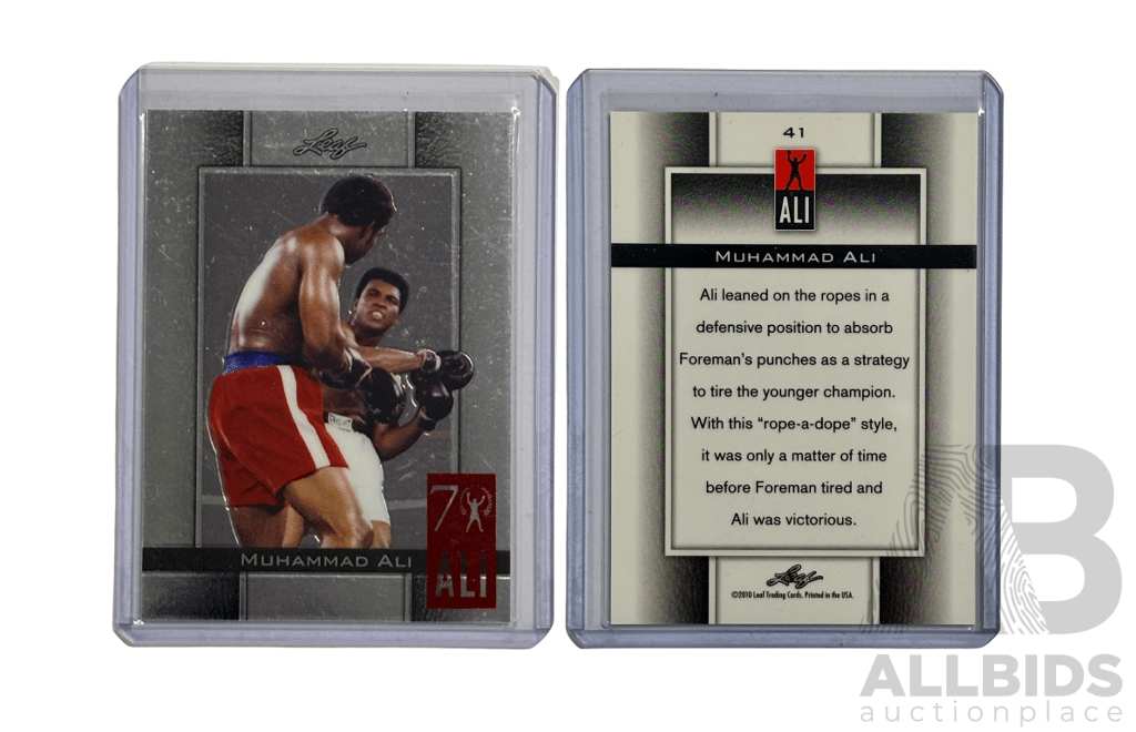 Muhammad Ali 1998 Leaf Trading Cards #41