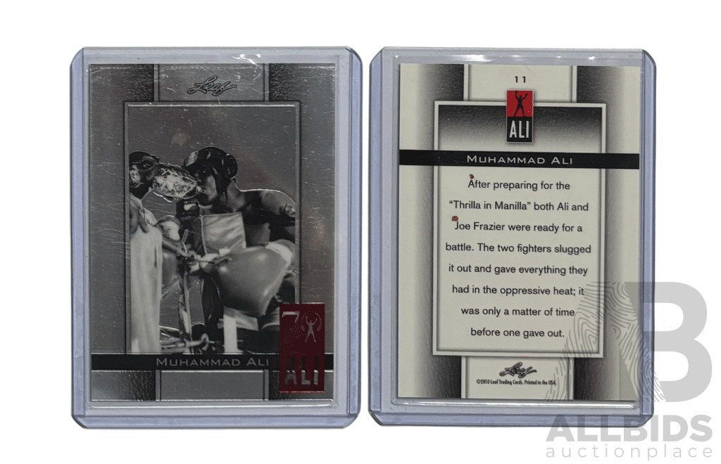 Muhammad Ali 1998 Leaf Trading Cards #11