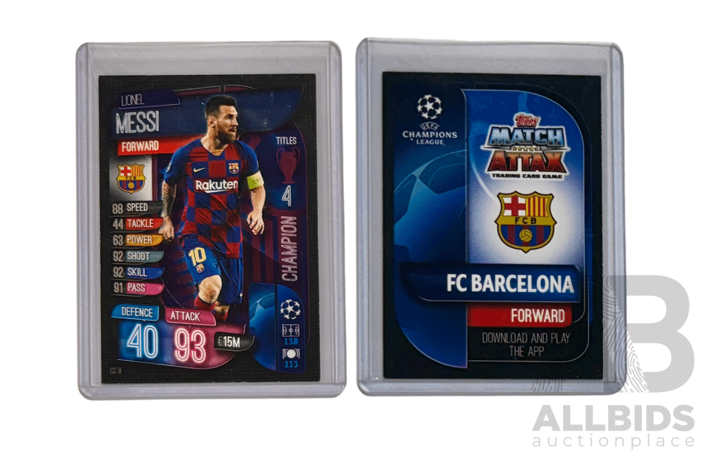 Lionel Messi 2019 Topps Match Attax UEFA Champions League #113