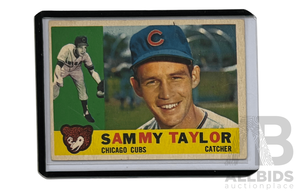 Sammy Taylor 1960 Chicago Cubs Baseball Card #162