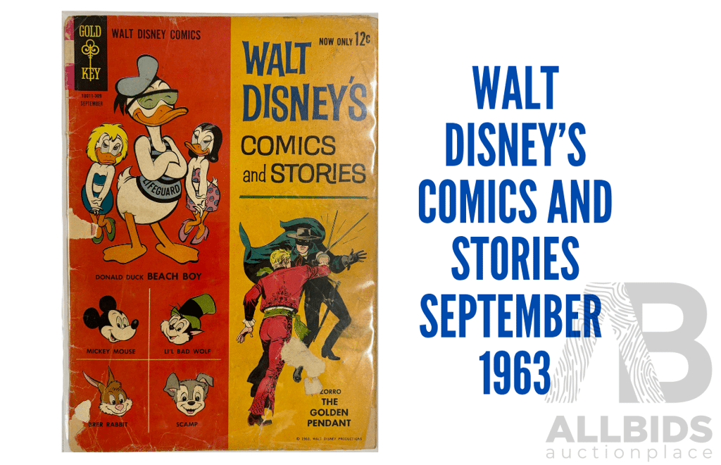 Walt Disney Comics and Stories Issue September 1963