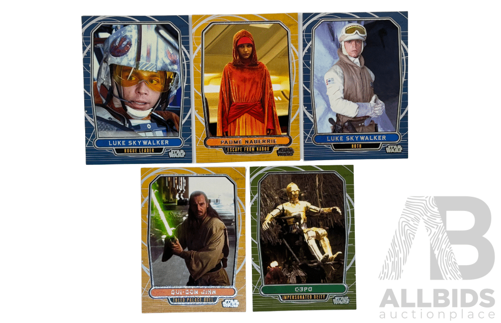 Star Wars Character Card Lot of Five