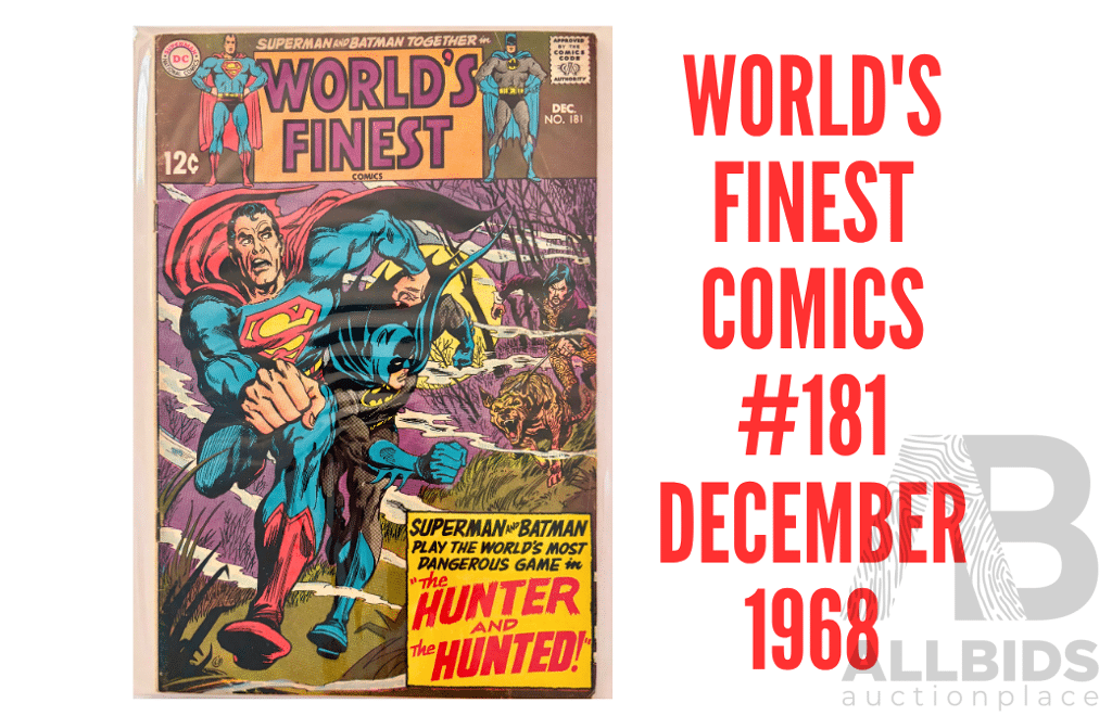 World’s Finest Comics Issue #181 December 1968