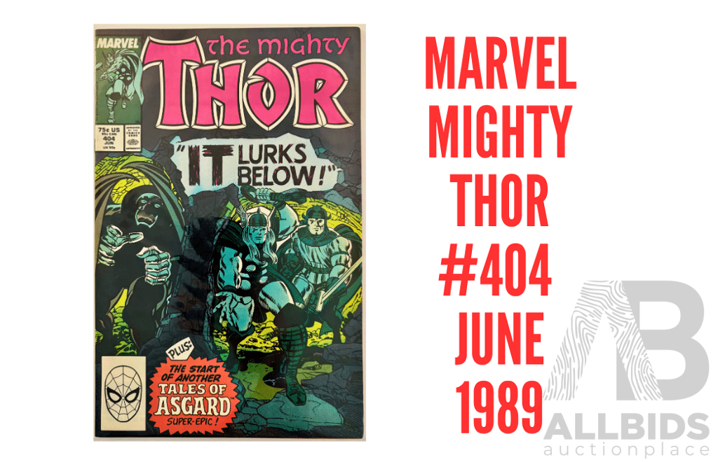 Marvel Mighty Thor Issue #404 June 1989