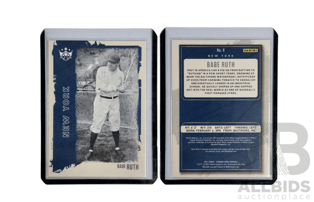 Babe Ruth 2021 Panini Diamond Kings Baseball Card
