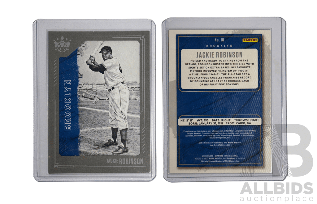 Jackie Robinson Panini Diamond Kings Card