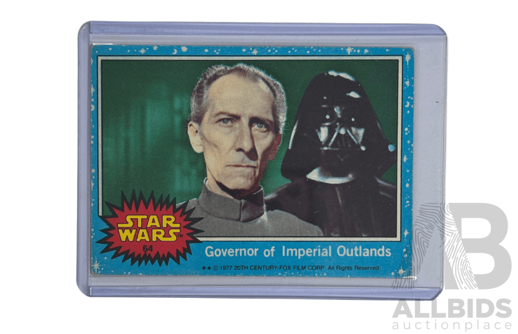 Star Wars 1977 Card 64 Governor of Imperial Outlands