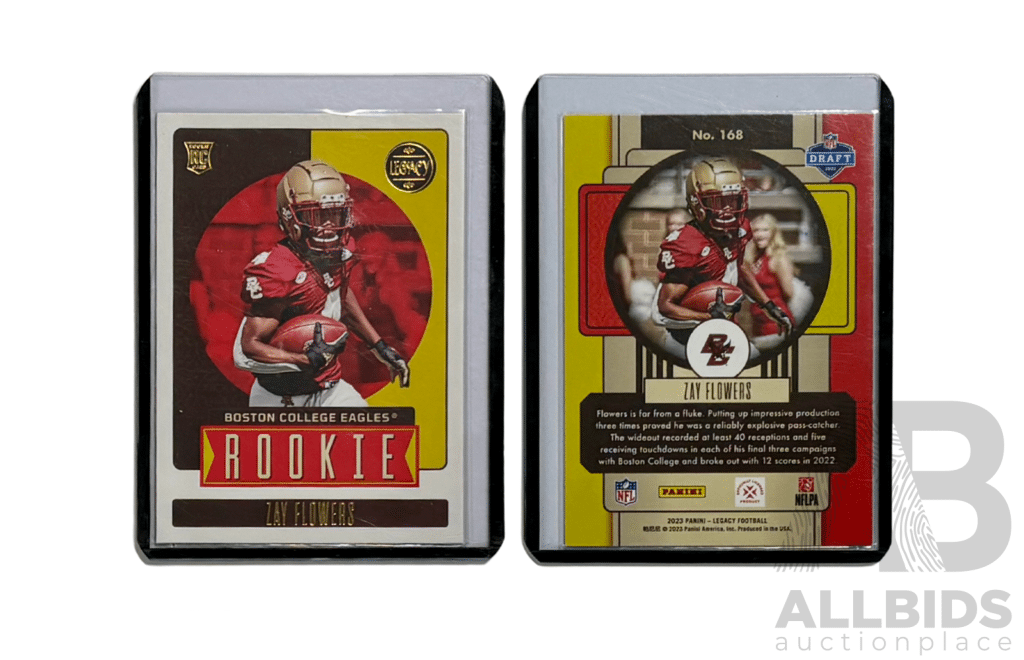 Zay Flowers 2023 Panini Legacy Rookie #168