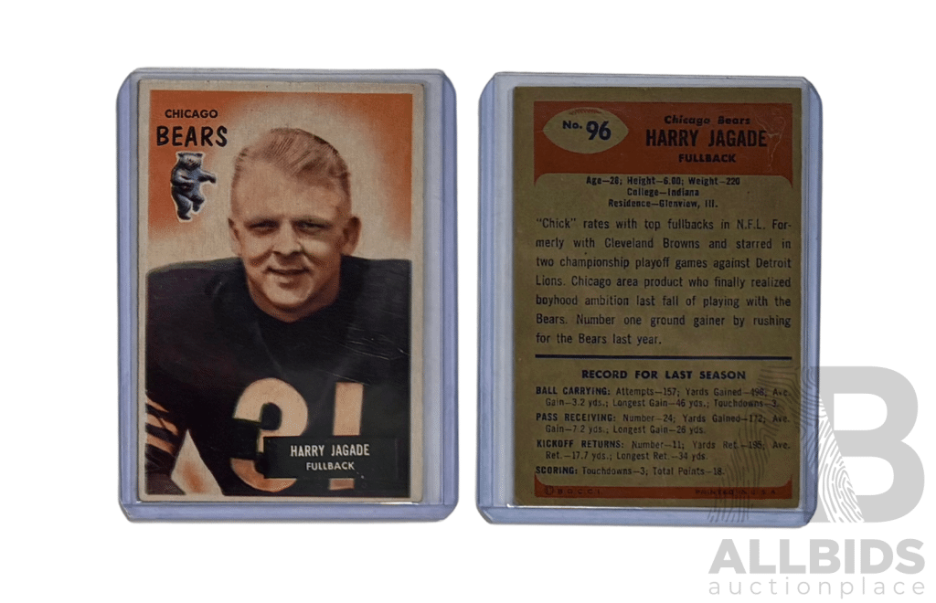 Harry Jagade 1956 Topps #96