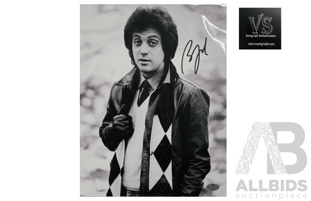 Billy Joel Autographed Photograph VS Authenticated