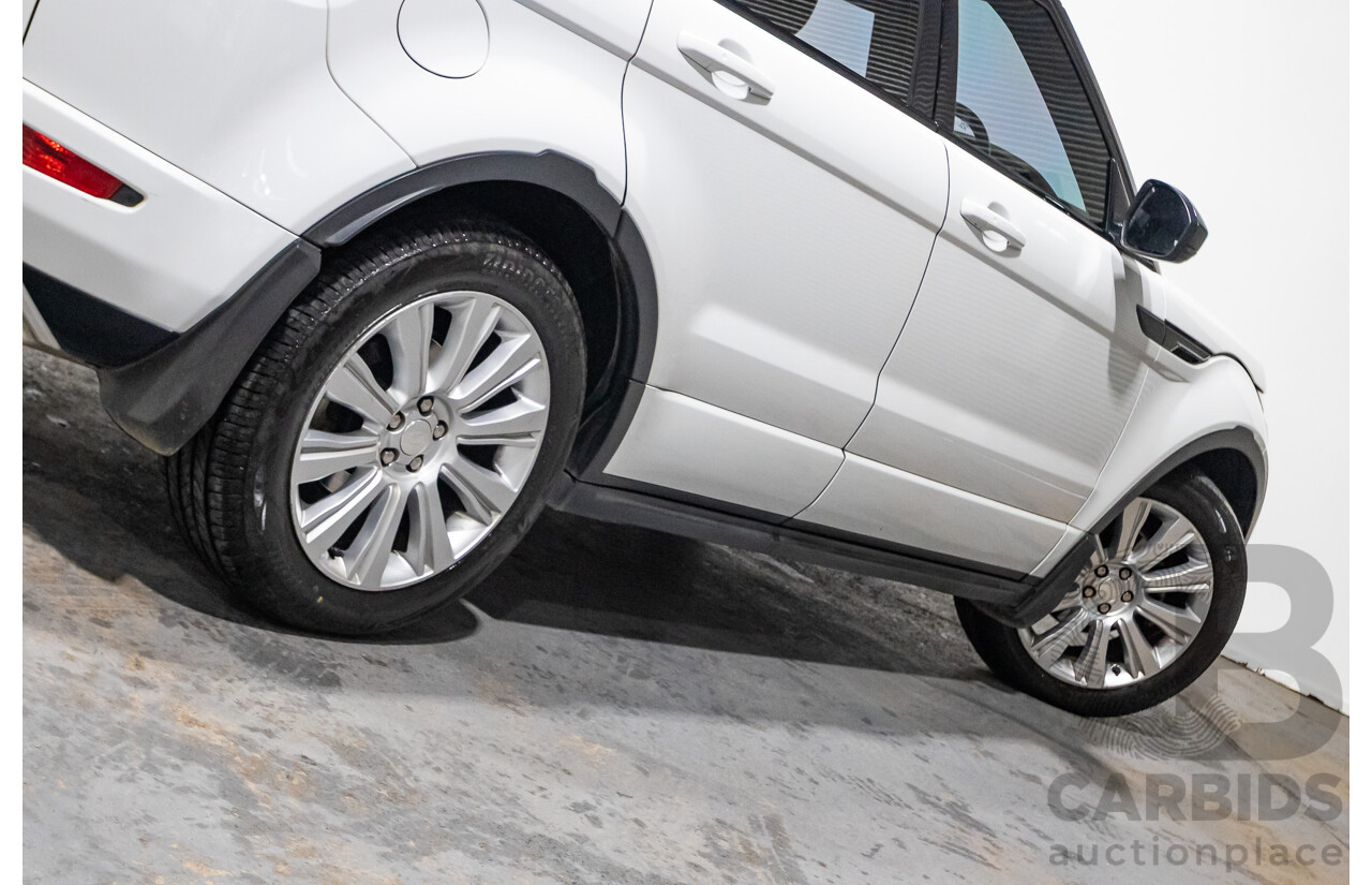 01/2015 Range Rover Evoque SD4 Dynamic (AWD) LV MY15 5D Wagon Fuji White Turbo Diesel 2.2L