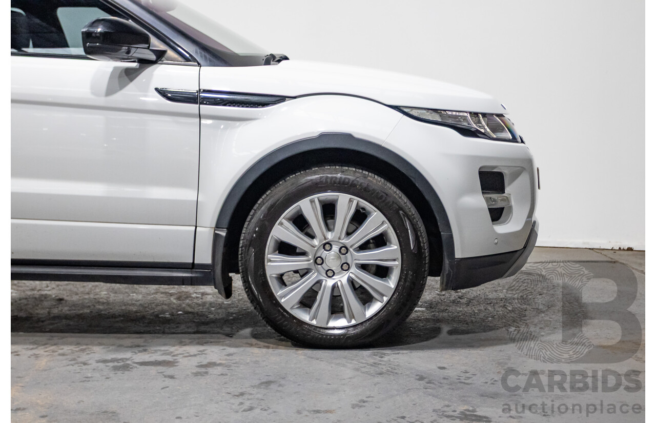 01/2015 Range Rover Evoque SD4 Dynamic (AWD) LV MY15 5D Wagon Fuji White Turbo Diesel 2.2L