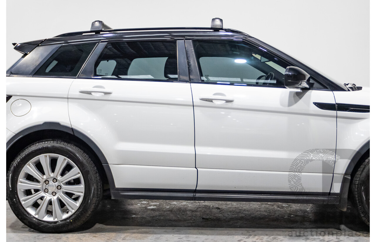 01/2015 Range Rover Evoque SD4 Dynamic (AWD) LV MY15 5D Wagon Fuji White Turbo Diesel 2.2L