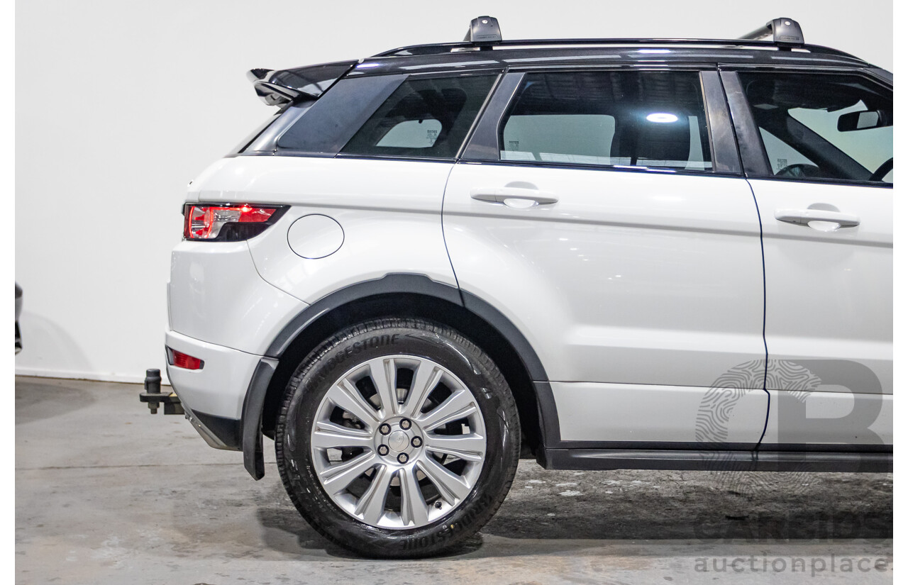 01/2015 Range Rover Evoque SD4 Dynamic (AWD) LV MY15 5D Wagon Fuji White Turbo Diesel 2.2L