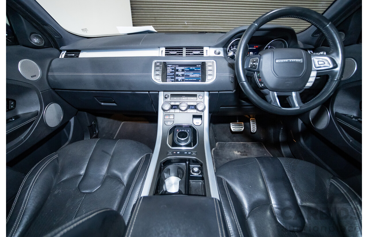 01/2015 Range Rover Evoque SD4 Dynamic (AWD) LV MY15 5D Wagon Fuji White Turbo Diesel 2.2L