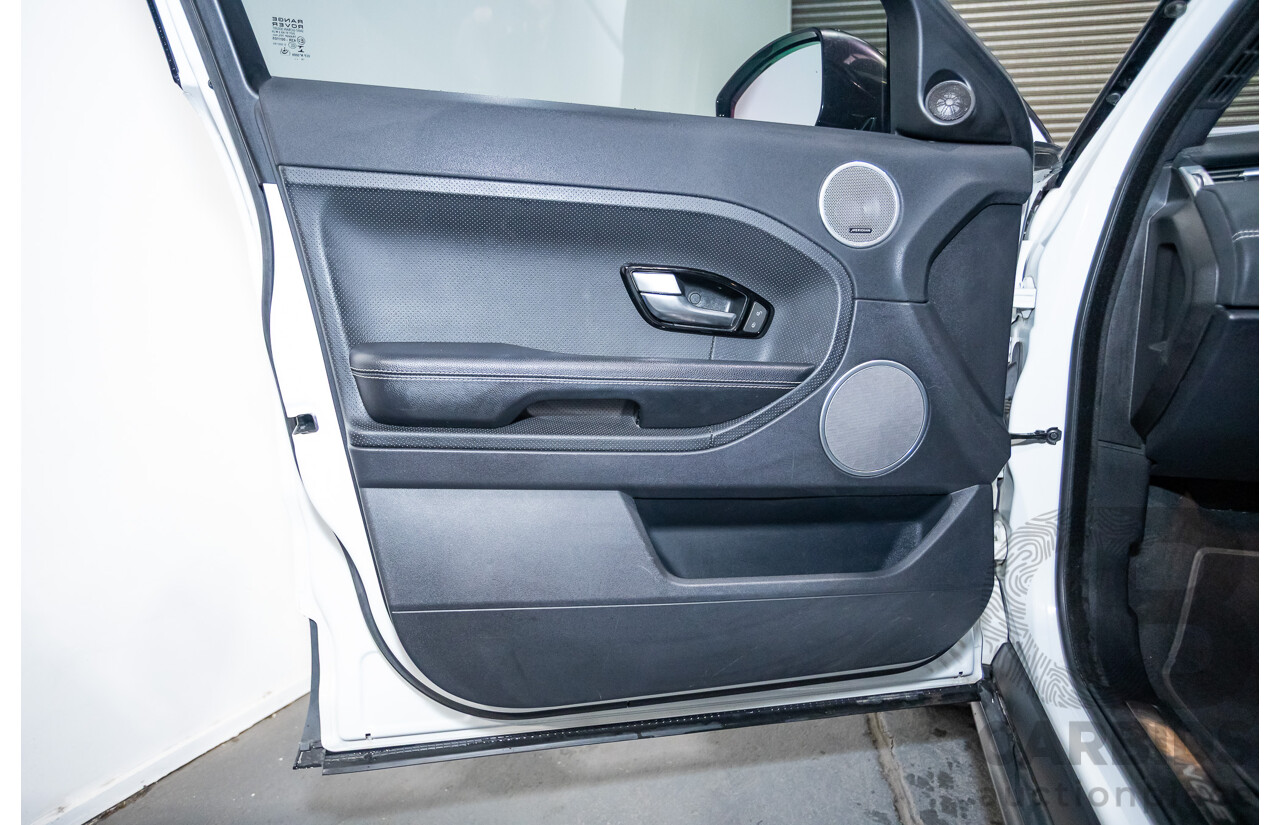 01/2015 Range Rover Evoque SD4 Dynamic (AWD) LV MY15 5D Wagon Fuji White Turbo Diesel 2.2L