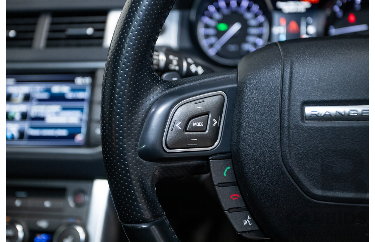 01/2015 Range Rover Evoque SD4 Dynamic (AWD) LV MY15 5D Wagon Fuji White Turbo Diesel 2.2L