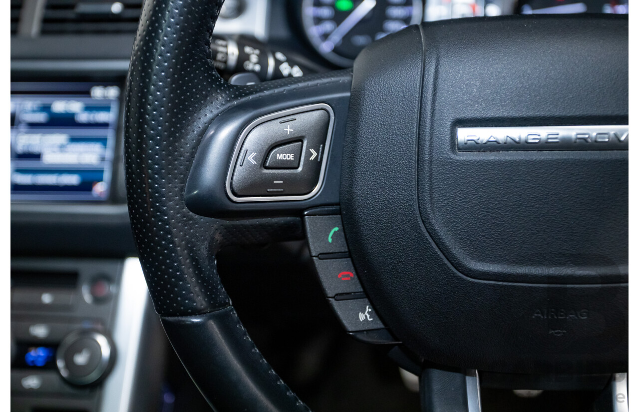 01/2015 Range Rover Evoque SD4 Dynamic (AWD) LV MY15 5D Wagon Fuji White Turbo Diesel 2.2L