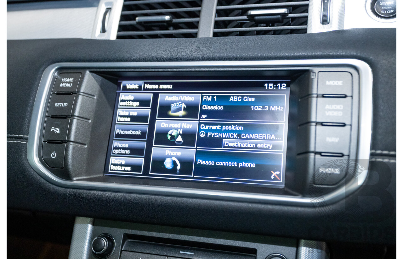 01/2015 Range Rover Evoque SD4 Dynamic (AWD) LV MY15 5D Wagon Fuji White Turbo Diesel 2.2L