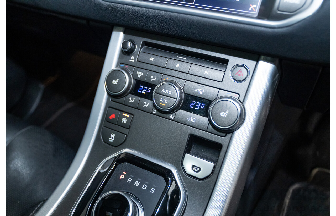 01/2015 Range Rover Evoque SD4 Dynamic (AWD) LV MY15 5D Wagon Fuji White Turbo Diesel 2.2L