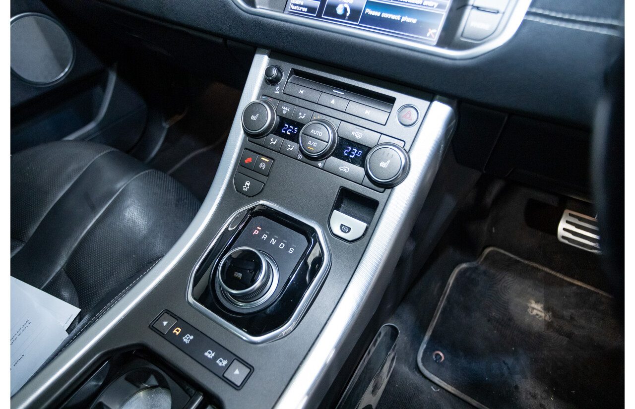 01/2015 Range Rover Evoque SD4 Dynamic (AWD) LV MY15 5D Wagon Fuji White Turbo Diesel 2.2L