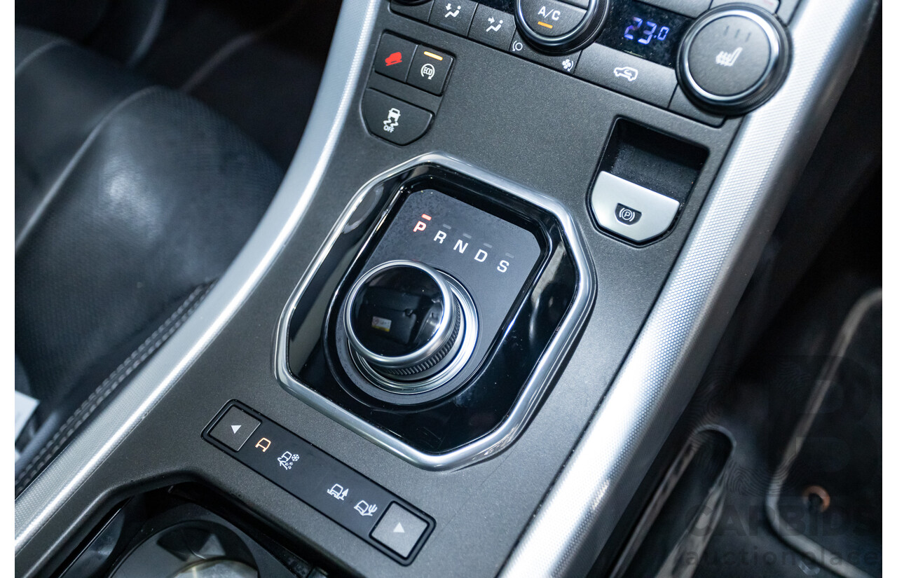 01/2015 Range Rover Evoque SD4 Dynamic (AWD) LV MY15 5D Wagon Fuji White Turbo Diesel 2.2L