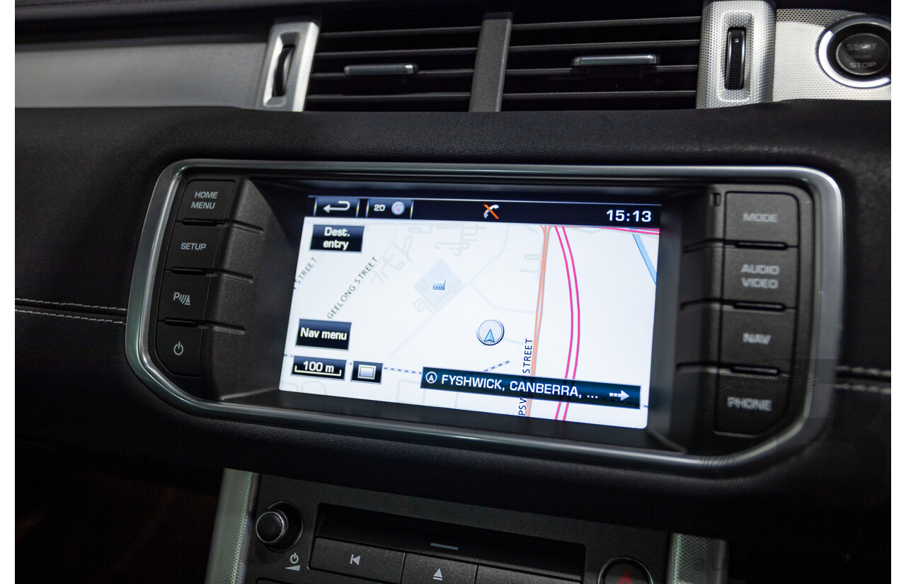 01/2015 Range Rover Evoque SD4 Dynamic (AWD) LV MY15 5D Wagon Fuji White Turbo Diesel 2.2L