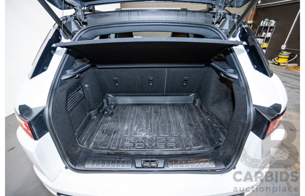 01/2015 Range Rover Evoque SD4 Dynamic (AWD) LV MY15 5D Wagon Fuji White Turbo Diesel 2.2L