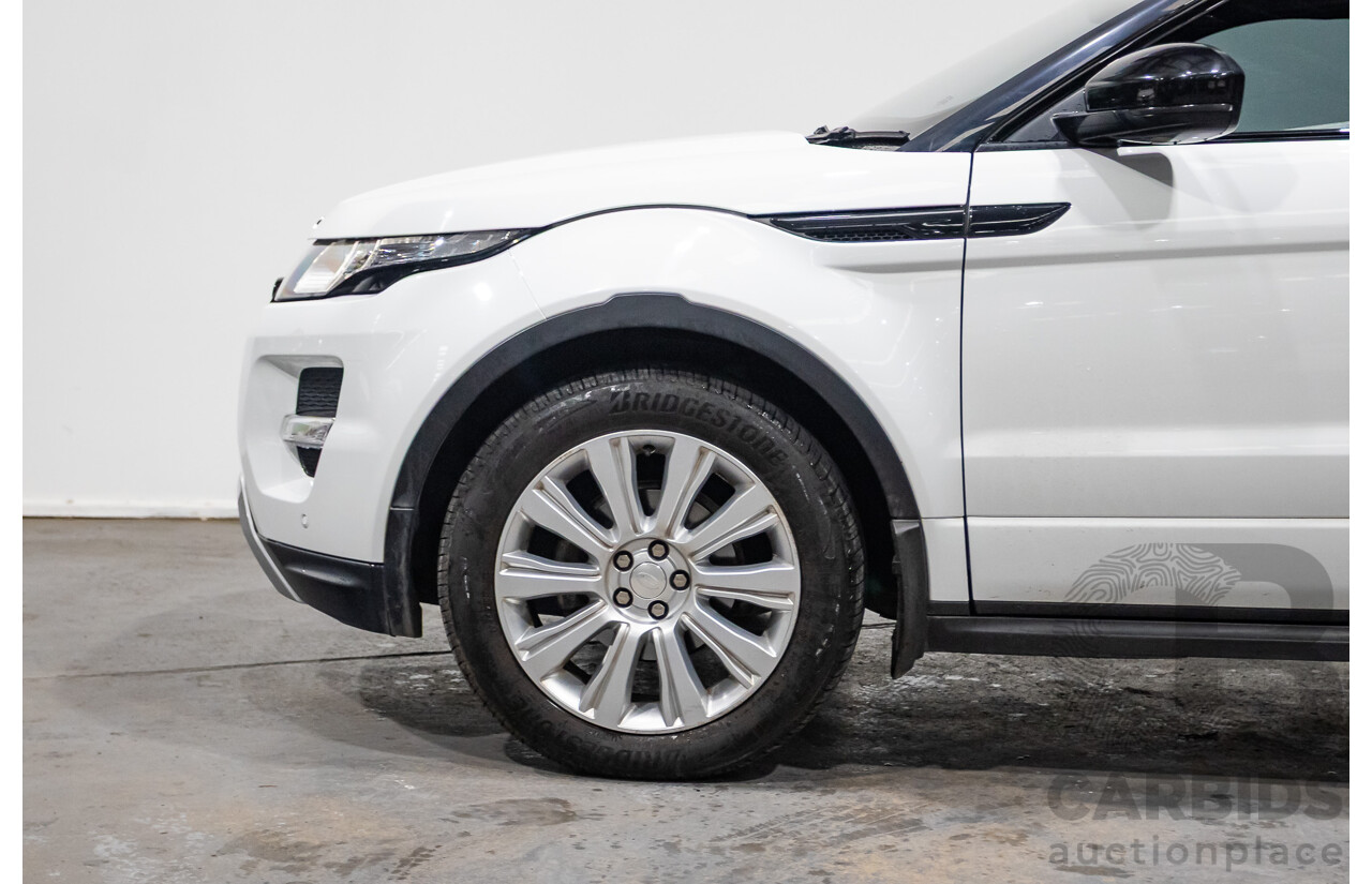 01/2015 Range Rover Evoque SD4 Dynamic (AWD) LV MY15 5D Wagon Fuji White Turbo Diesel 2.2L